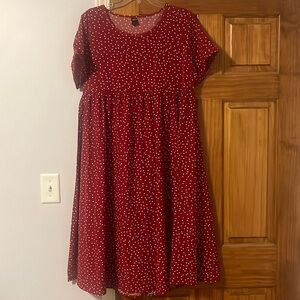 Maroon dress!